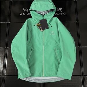 Arc'teryx Mint Green Waterproof Jacket